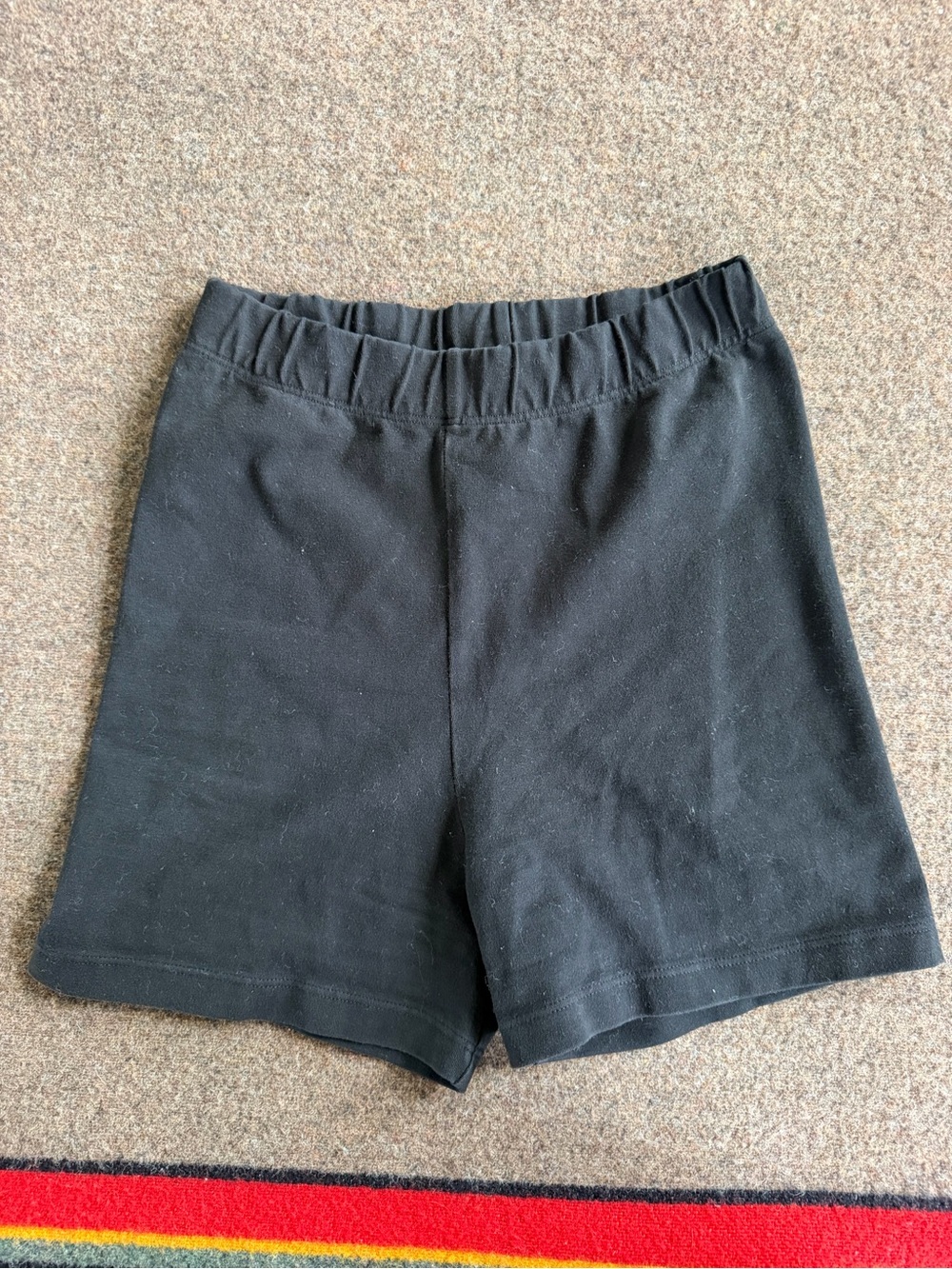 Los Angeles Apparel Black Women's High Waist Biker Shorts